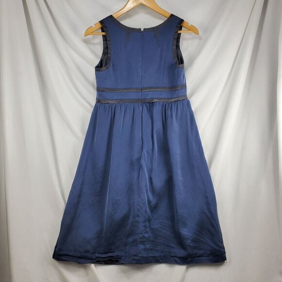 Proenza Schouler For Target Women's 3681882 Blue Mini Dress Silk Size 5 (A-8) - Picture 3 of 11